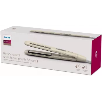 Philips serie 8000 BHS838/00 aparato de estilismo plancha de pelo Warm Beige 1800 W 2 m