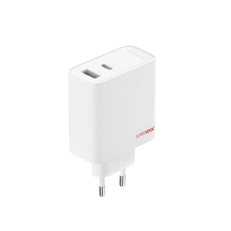 Fuente de alimentación OnePlus 80W Type-C + Type-A