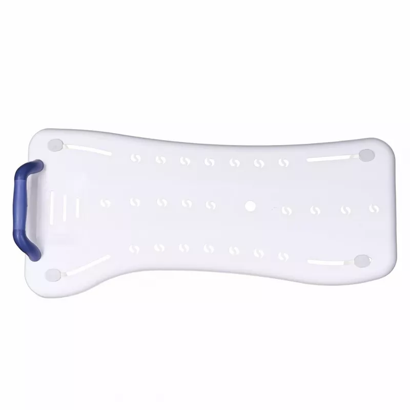 Asiento de bañera ActionMed LW300AM con asa de sujeción – ayuda blanca para la bañera, resistente a la humedad, orificio para colgar