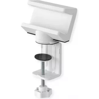 VALUE Abrazadera de mesa para regleta, giratoria 360°, blanco (19.99.3231)
