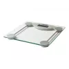 Báscula de baño electrónica Mesko MS 8137 — capacidad 150 kg, precisión 100 g, blanca/transparente