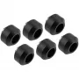 Set de conexión para tubo rígido OPTIMUS para tubos de 12 mm, pack de 6 con herramienta de instalación, negro