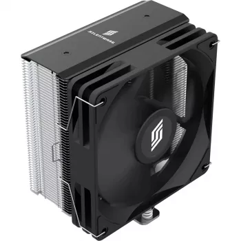 Disipador de CPU Silentware Bora Performance — ventilador PWM de 120 mm, 215 W TDP, 5 heatpipes, compatible con zócalos Intel y AMD