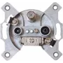Toma de antena ShiverPeaks 83905-10DCL BK+SAT conexión pasante para coaxial de TV/satélite