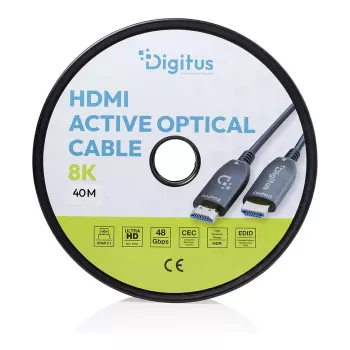 Cable de fibra híbrida HDMI AOC DIGITUS UHD 8K 40 m