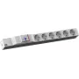 Unidad de distribución de energía Bachmann 333.4065 con 1 interruptor, 6 tomas Type E, cable de 2,0 m