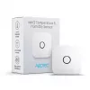 Sensor de temperatura y humedad interior AEOTEC AEOEZWA039 – de sobremesa, a pilas, 34×34×17 mm