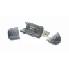 Lector de tarjetas USB 2.0 Gembird FD2-SD-1 — MMC/SD/SDHC/SDXC, 73×30×10 mm, 13 g, negro