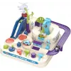 Set de pista de carreras de juguete Extralink TOYS — set de coche inteligente, piezas de pista modulares, vehículos a pilas