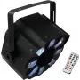 Aparato de iluminación EUROLITE Flower Effect Light FE-700 LED 7 colores, efecto compacto para escenario/discoteca