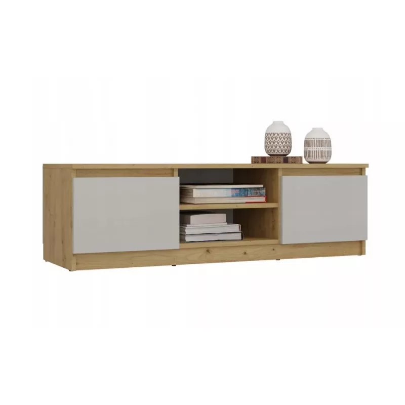 Mueble de TV MALWA 120, roble Artisan/cashmere