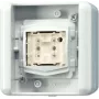 Interruptor de luz Jung 8471.01 LED W — control por palanca, blanco, unipolar
