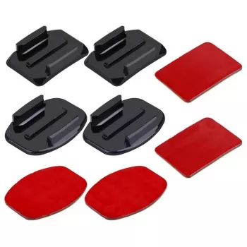 Set de adhesivos y fijaciones Puluz para Osmo Action y GoPro — soportes adhesivos y accesorios de fijación