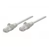 Cable de red patch Intellinet, Cat6A, 50 m, gris, cobre, S/FTP, LSOH/LSZH, PVC, RJ45, contactos dorados, protección de lengüeta, funda antipinzamiento, garantía de por vida