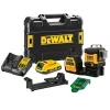 Nivel láser DeWalt DCE089D1G18-QW haz verde autonivelante 360° con compatibilidad con receptor