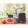 Beper P102ROB200 picadora de carne eléctrica con exprimidor de tomate, 1200 W, negra
