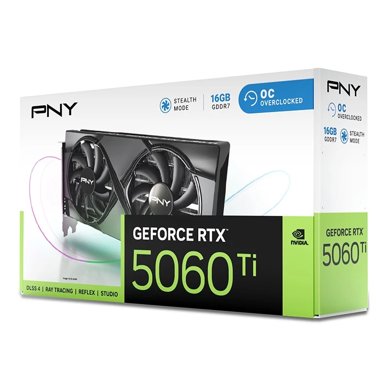 Tarjeta gráfica PNY GeForce RTX 5060 Ti 16 GB GDDR7