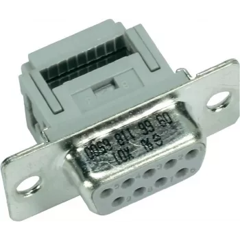 Harting conector macho D-SUB 180° N.º de polos: 9 IDC 09 66 128 7700 1 ud. (09 66 128 7700)
