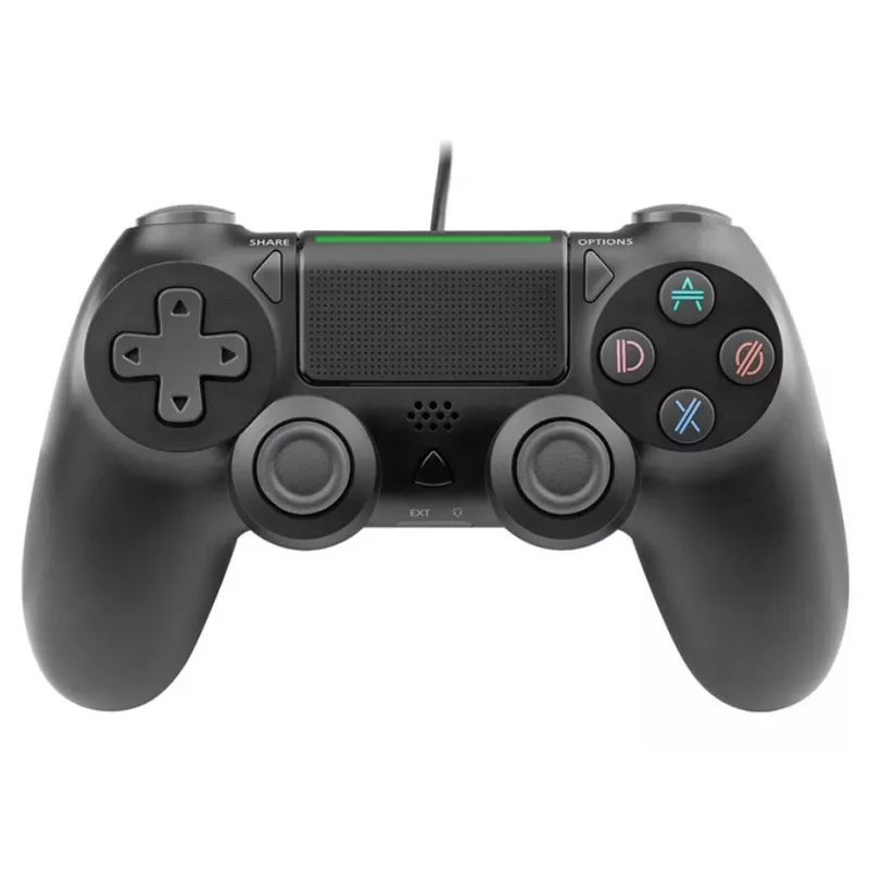 Mando con cable TRACER SHOGUN PRO negro — 16 botones, analógico/digital, cable de 1,5 m, vibración, PC/PS4/PS3