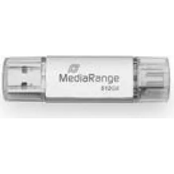Memoria USB MediaRange 512 GB USB 3.2 Gen 1 USB-A USB-C MR940-1