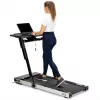 Cinta de correr eléctrica con escritorio HMS LOOP12 MULTI 1-12 km/h, negra