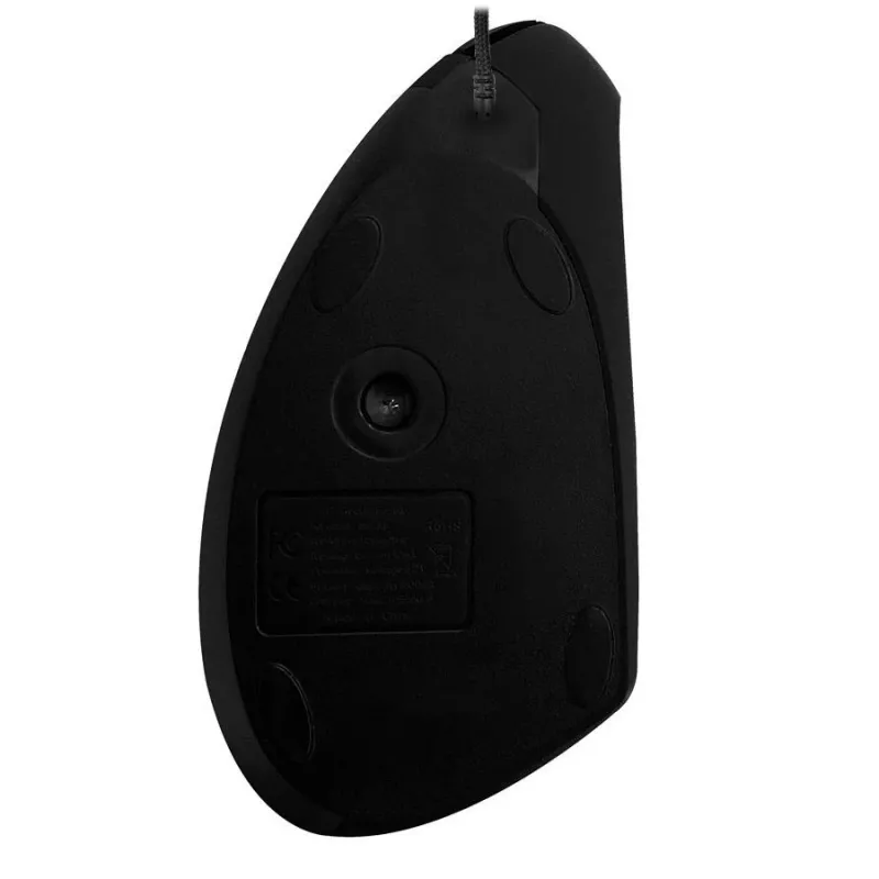 MEDIA-TECH VERTIC MT1122 Ratón vertical con cable 6400 DPI Negro