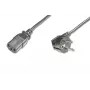 Cable de alimentación Digitus AK-440100-018-S 1,8 m CEE7/7 a IEC C13