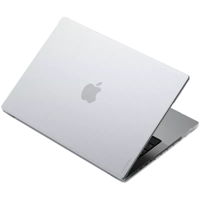 Funda rígida SATECHI Eco para MacBook Pro 14 - Transparente