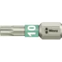 Bits de destornillador TORX® 25 mm Wera T10 para accionamiento de 6,3 mm (1/4 pulgadas)