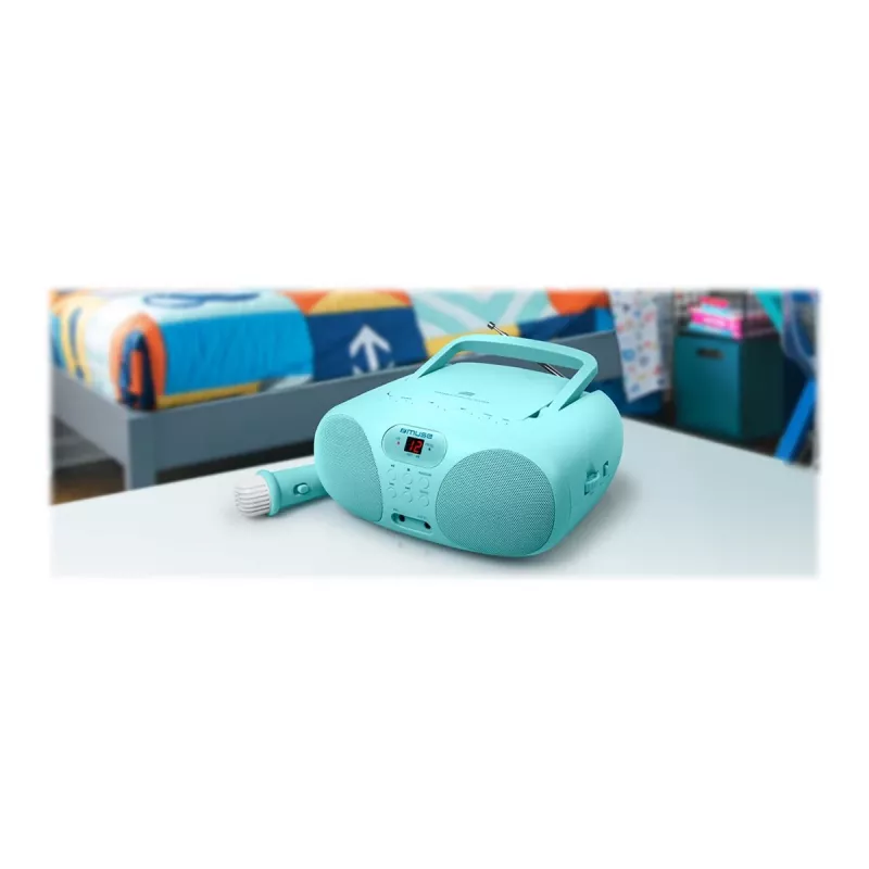 Muse MD-203 KB sistema estéreo portátil analógico FM Azul