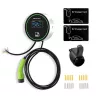 Estación de carga para VE QOLTEC 52432 Type2 22 kW WLAN con pantalla LCD