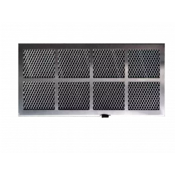 Respekta set de filtro de carbón activo MIZ 7800 — 2 uds., plata/negro