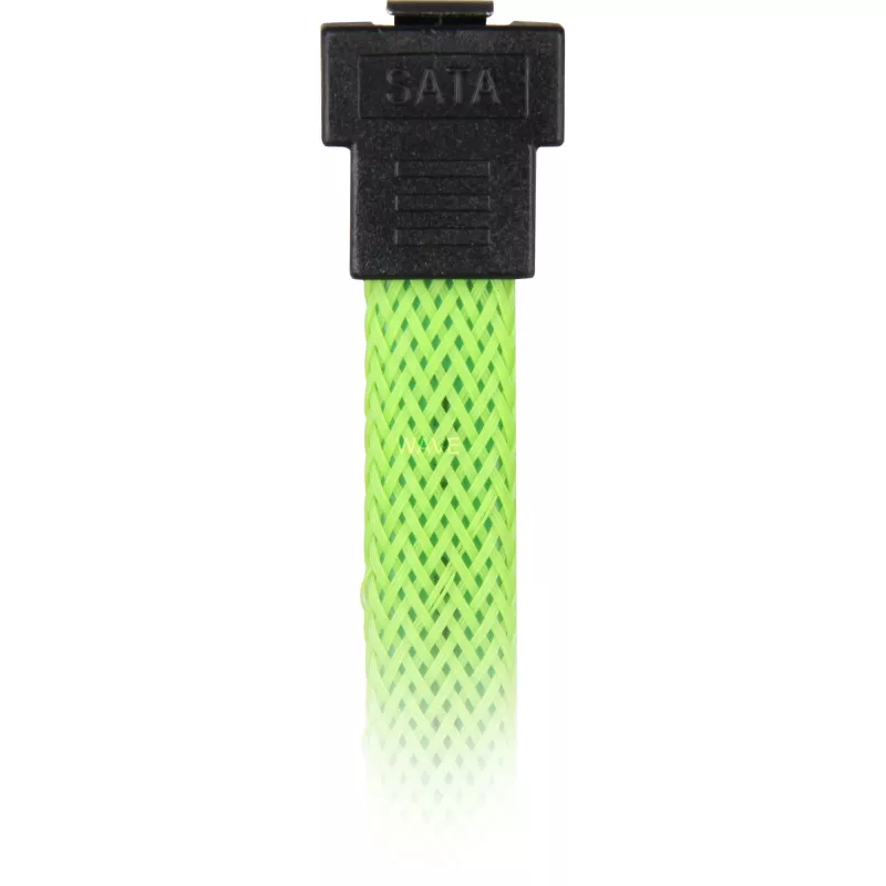 Cable SATA Sharkoon SATA 3 0,45 m 7 pines negro verde