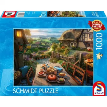 Puzle Schmidt Spiele 'Desayuno con vistas' 1000 piezas, 693 mm de ancho