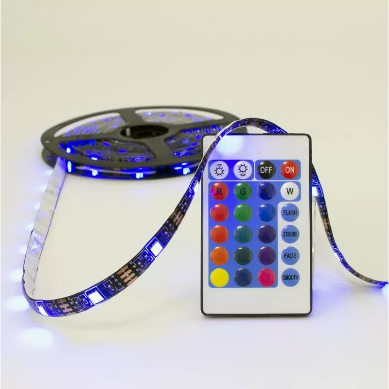 Tira LED White Shark Helios LED-05 RGB con mando a distancia