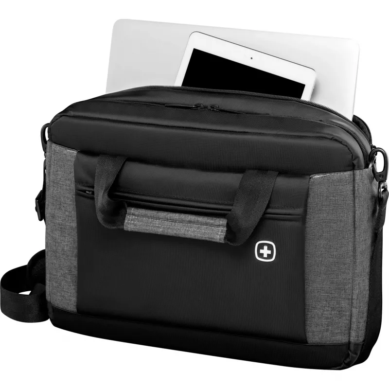 WENGER Underground Funda para portátil de 35,8 a 39,6 cm 14,1 a 15,6 pulgadas Toploader Tablet Portátil negro