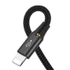 Cable USB Baseus Fast 4en1 2xUSB-C / Lightning / Micro 3.5A 1.2m (negro)