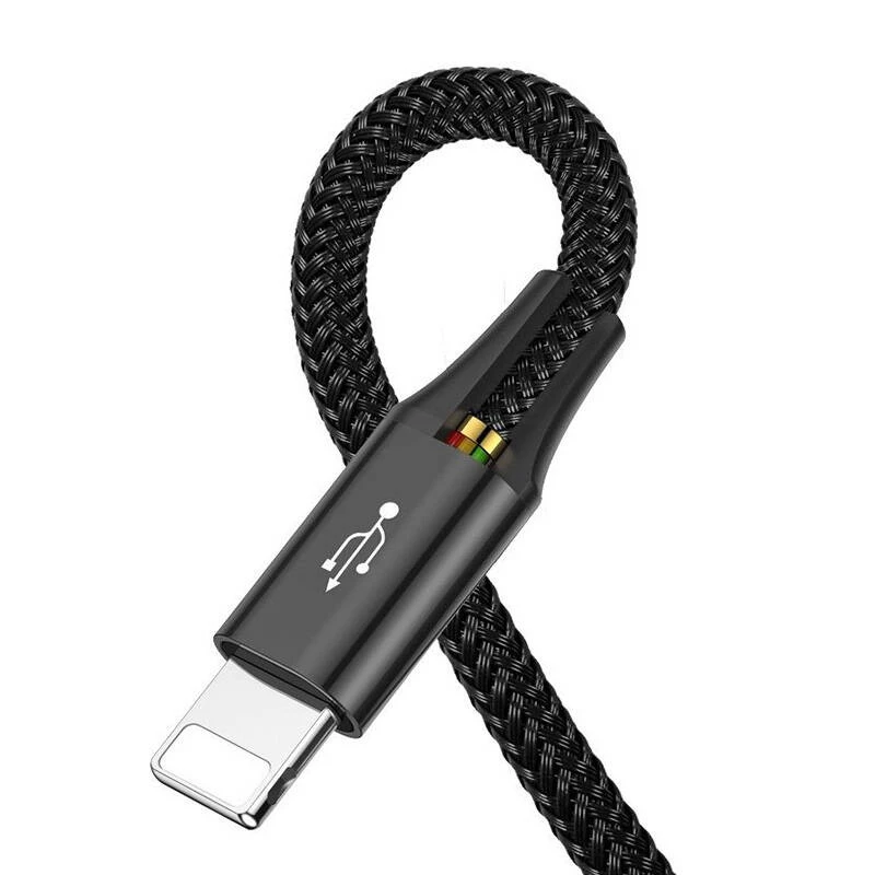 Cable USB Baseus Fast 4en1 2xUSB-C / Lightning / Micro 3.5A 1.2m (negro)