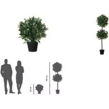 Laurel artificial 50 cm, Paperflow PALAU50, planta decorativa de interior