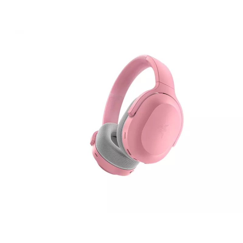 Auriculares Razer Barracuda inalámbricos con diadema gaming USB Type-C Bluetooth gris, rosa