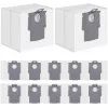 Bolsas de polvo desechables pack de 12 para Roborock H5 (modelo 8.04.0032) – blanco, accesorio de repuesto