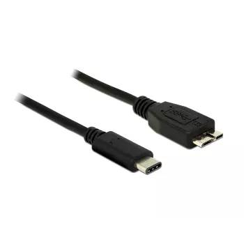 Cable USB DeLOCK 1 m USB 3.1 USB 3.2 Gen 2 USB C Micro-USB B negro