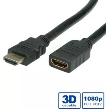 Cable HDMI High Speed + Ethernet VALUE 5 m