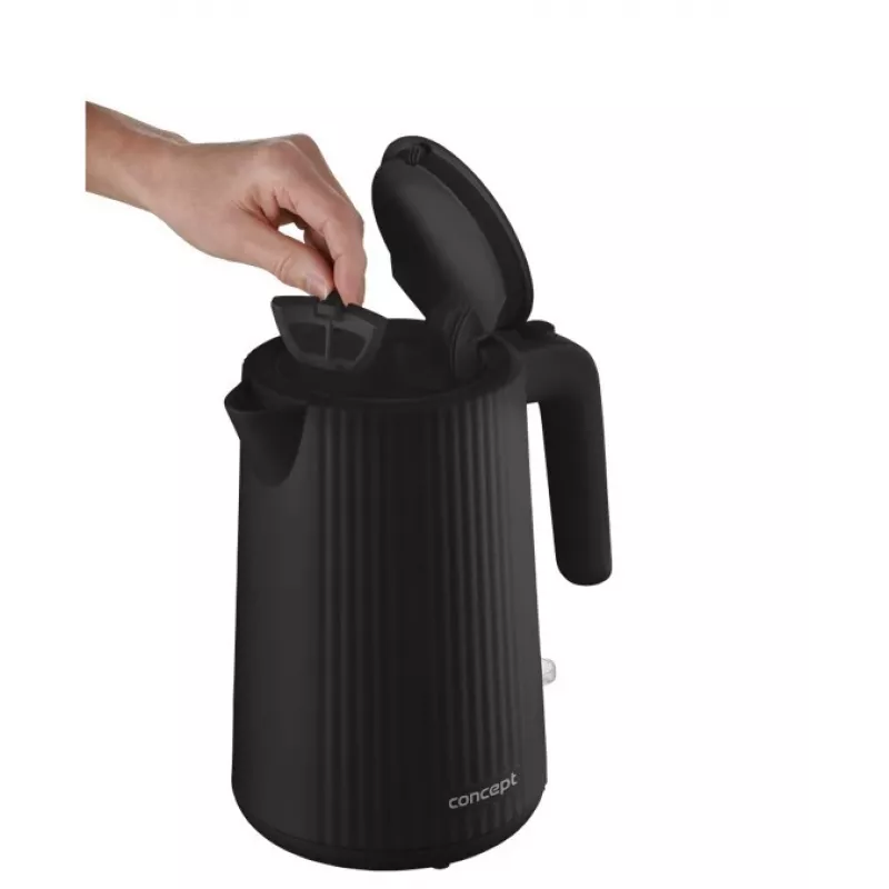 Hervidor de agua 1,7 l Concept RK2391 negro