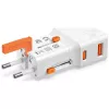 Cargador de viaje 25W World Travel 25W USB-C + A