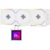Refrigeración líquida todo en uno para CPU Lian Li HydroShift II LCD-S 360mm con RGB y pantalla LCD