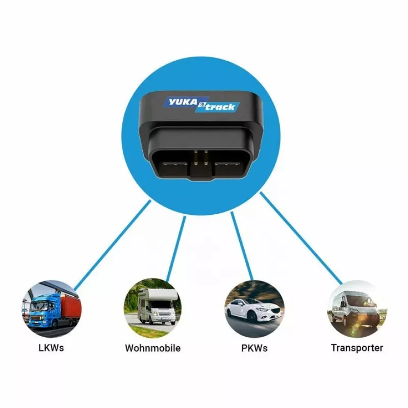 Rastreador GPS YUKAtrack para coche vehículos camión con tarjeta SIM y datos ilimitados localización LIVE en toda Europa