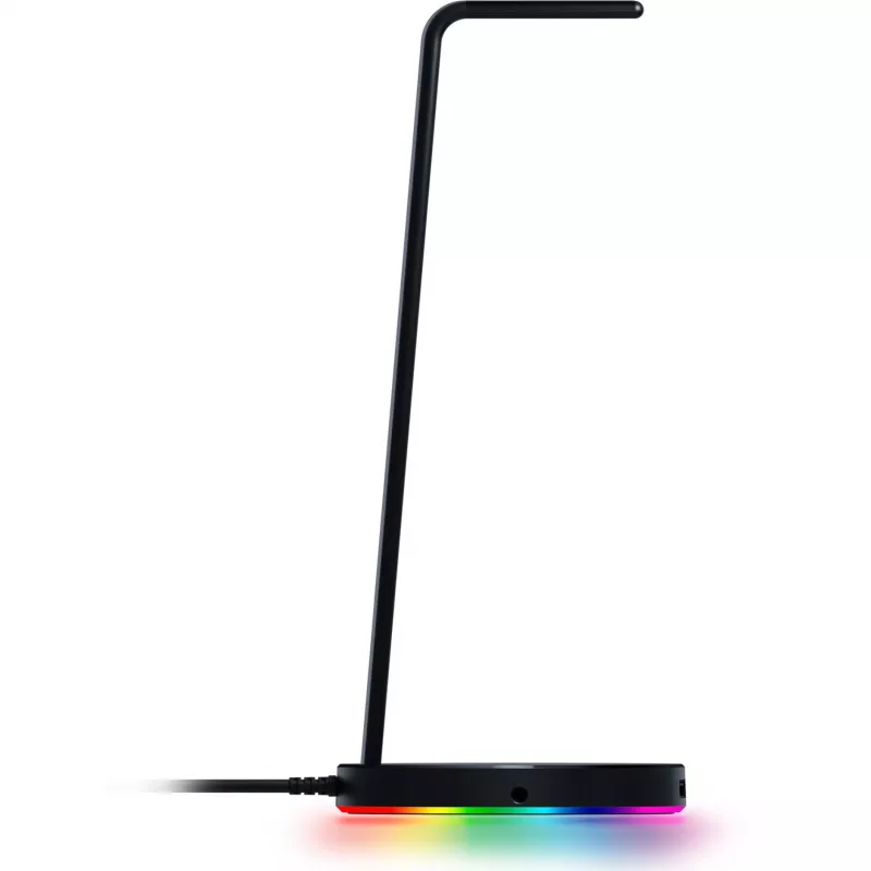 Razer Base Station V2 Chroma, Negro, 2 conectores USB 3.1, 1 conector combo de 3,5 mm con DAC integrado, sonido envolvente 7.1, Razer Chroma™ RGB, construcción de aluminio, base antideslizante