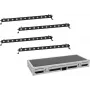 Set de barra LED EUROLITE 4x LED BAR-12 QCL RGBW con maletín de transporte