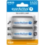 Pila recargable everActive EVHRL20-5500 D NiMH 1,2 V 5500 mAh, pack de 2